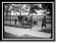 Historic Framed Print, RED CROSS MOTOR CORPS. GROUPS - 6,  17-7/8" x 21-7/8"