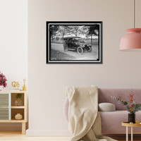 Historic Framed Print, RED CROSS MOTOR CORPS. GROUPS - 8,  17-7/8" x 21-7/8"