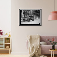 Historic Framed Print, RED CROSS MOTOR CORPS. GROUPS - 11,  17-7/8" x 21-7/8"