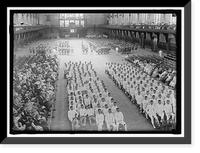 Historic Framed Print, NAVAL ACADEMY, U.S. GRADUATION EXERCISES - 3,  17-7/8" x 21-7/8"