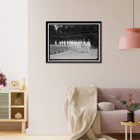 Historic Framed Print, NAVAL ACADEMY, U.S. GRADUATION EXERCISES - 10,  17-7/8" x 21-7/8"