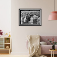 Historic Framed Print, HOME GUARD. ORGANIZATION OF GOVERNMENT CLERKS, D.C. WILSON, BACK TO CAMERA, REV. - 2,  17-7/8" x 21-7/8"