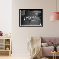 Historic Framed Print, [CAMP, WALTER, I.E., EXERCISE SCHOOL. CABINET OFFICIALS EXERCISING WITH OTHER GOVT. OFFICIALS],  17-7/8" x 21-7/8"