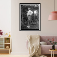 Historic Framed Print, [CAMP, WALTER, I.E., EXERCISE SCHOOL. CABINET OFFICIALS EXERCISING WITH OTHER GOVT. OFFICIALS] - 3,  17-7/8" x 21-7/8"