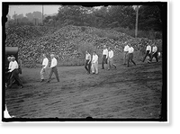 Historic Framed Print, CAMP, WALTER, I.E., EXERCISE SCHOOL. CABINET OFFICIALS EXERCISING WITH OTHER GOVT. OFFICIALS,  17-7/8" x 21-7/8"