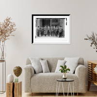 Historic Framed Print, K.J. Ferry, T. Kennedy, Frank Hayes, T. Haggerty, M. Dougherty, F. Farrington, John Mack, T.J. Richards, A. Matti (left to right) - 2,  17-7/8" x 21-7/8"