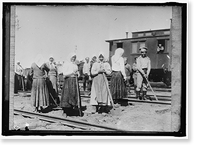 Historic Framed Print, RUSSIA WAR PICTURES. WOMEN,  17-7/8" x 21-7/8"