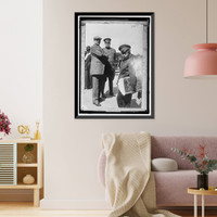 Historic Framed Print, RUSSIA WAR PICTURES. GENERAL SCOTT ON EASTERN FRONT - 2,  17-7/8" x 21-7/8"