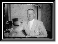 Historic Framed Print, BARNES, JULIUS HOWLAND. PRESIDENT, U.S. FOOD ADMINISTRATION-GRAIN CORP. 1917-1919,  17-7/8" x 21-7/8"