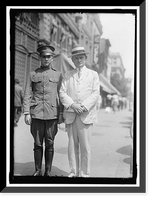 Historic Framed Print, HURLEY, EDWARD NASH. WITH SON,  17-7/8" x 21-7/8"