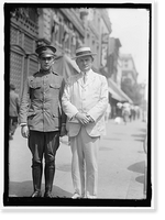 Historic Framed Print, HURLEY, EDWARD NASH. WITH SON,  17-7/8" x 21-7/8"