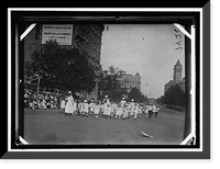 Historic Framed Print, DRAFT PARADE. CHILDREN,  17-7/8" x 21-7/8"