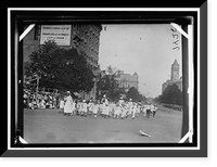 Historic Framed Print, DRAFT PARADE. CHILDREN - 2,  17-7/8" x 21-7/8"