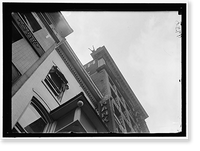REYNOLDS, J., PERFORMING ACROBATIC AND BALANCING ACTS ON HIGH CORNICE ABOVE 9TH STREET, N.W. - 3, Antique Wall Art