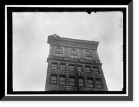 REYNOLDS, J., PERFORMING ACROBATIC AND BALANCING ACTS ON HIGH CORNICE ABOVE 9TH STREET, N.W. - 4 Classic, Antique Poster