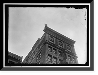 REYNOLDS, J., PERFORMING ACROBATIC AND BALANCING ACTS ON HIGH CORNICE ABOVE 9TH STREET, N.W. - 8, Vintage Poster