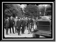 Historic Framed Print, ARMY, U.S. MOTOR TRUCK INSPECTION - 3,  17-7/8" x 21-7/8"