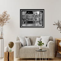 Historic Framed Print, ARMY, U.S. MOTOR TRUCK INSPECTION - 6,  17-7/8" x 21-7/8"