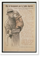 Office de renseignments pour les familles disperseacutees, Antique Print