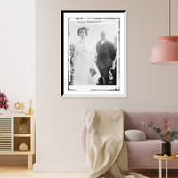 Historic Framed Print, Pethic Lawrence and wife,  17-7/8" x 21-7/8"
