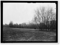 LINCOLN MEMORIAL THROUGH FOLIAGE OF POTOMAC PARK - 2, Vintage Wall Art