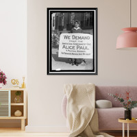 WOMAN SUFFRAGE PICKETS - 12, Vintage Print