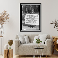 WOMAN SUFFRAGE PICKETS - 12, Vintage Print
