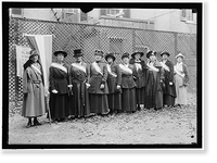 WOMAN SUFFRAGE PICKETS - 18, Vintage Poster