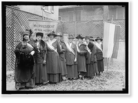 WOMAN SUFFRAGE PICKETS - 19, Antique Wall Art