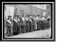 WOMAN SUFFRAGE PICKETS - 20, Vintage Wall Art