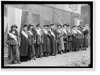 WOMAN SUFFRAGE PICKETS - 20, Vintage Wall Art