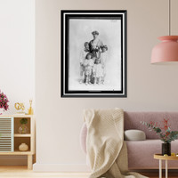 Historic Framed Print, UNIDENTIFIED FAMILY - 2,  17-7/8" x 21-7/8"
