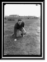 Historic Framed Print, FOOTBALL. CAPTAIN EDWARD MAHON OF HOWARD TEAM,  17-7/8" x 21-7/8"
