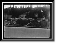 Historic Framed Print, MARINE CORPS, U.S.N. MACHINE GUN UNIT DEMONSTRATION AT BALL PARK. DANIELS AND GEN. BARNETT - 2,  17-7/8" x 21-7/8"