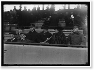 Historic Framed Print, MARINE CORPS, U.S.N. MACHINE GUN UNIT DEMONSTRATION AT BALL PARK. DANIELS AND GEN. BARNETT - 2,  17-7/8" x 21-7/8"
