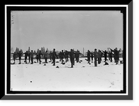 Historic Framed Print, CAMP MEADE, MARYLAND. WINTER VIEWS - 16,  17-7/8" x 21-7/8"