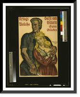 Kriegsanleihe helft den Huumltern eures Gluumlckes. W. Georgi 1918, Historic Reproduction