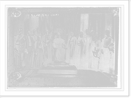 Historic Framed Print, Pope Pius X and his court,  17-7/8" x 21-7/8"