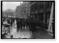 Historic Framed Print, [Street scene near 17th Street and State, War & Navy building, Washington, D.C.],  17-7/8" x 21-7/8"