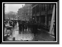 Historic Framed Print, [Street scene near 17th Street and State, War & Navy building, Washington, D.C.],  17-7/8" x 21-7/8"