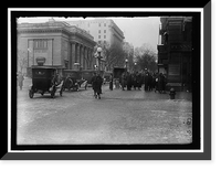 Historic Framed Print, [Street scene, corner of G Street, Washington, D.C.],  17-7/8" x 21-7/8"