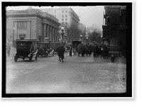 Historic Framed Print, [Street scene, corner of G Street, Washington, D.C.],  17-7/8" x 21-7/8"
