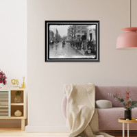 Historic Framed Print, [Street scene, near G Street, Washington, D.C.] - 2,  17-7/8" x 21-7/8"