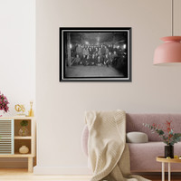 Historic Framed Print, YOUNG MEN'S CHRISTIAN ASSOCIATION. CAMP ACTIVITIES,  17-7/8" x 21-7/8"