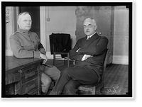 PIERCE, PALMER EDDY, COLONEL, U.S.A.; DIRECTOR OF PURCHASES. LEFT, WITH EDWARD R. STETTINIUS, Vintage Poster
