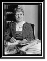 FOX, MISS. AT DESK, Historic Print