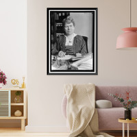 FOX, MISS. AT DESK - 2, Antique Poster