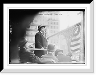 Historic Framed Print, Wm. J. Bryan speaking, Union Square,  17-7/8" x 21-7/8"