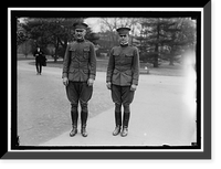 Historic Framed Print, MARCH, PEYTON C., MAJ. GEN., U.S.A., CHIEF OF STAFF. LEFT,  17-7/8" x 21-7/8"