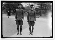 Historic Framed Print, MARCH, PEYTON C., MAJ. GEN., U.S.A., CHIEF OF STAFF. LEFT,  17-7/8" x 21-7/8"